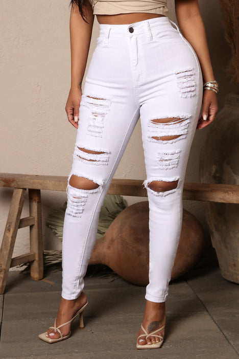 White fashion outlet nova jeans