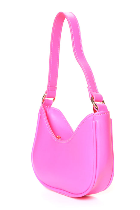 Neon pink clearance shoulder bag