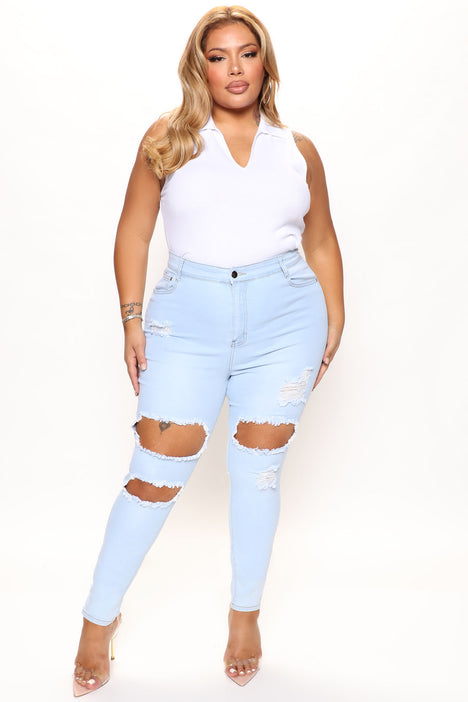 Fashion nova sale needing something jeans