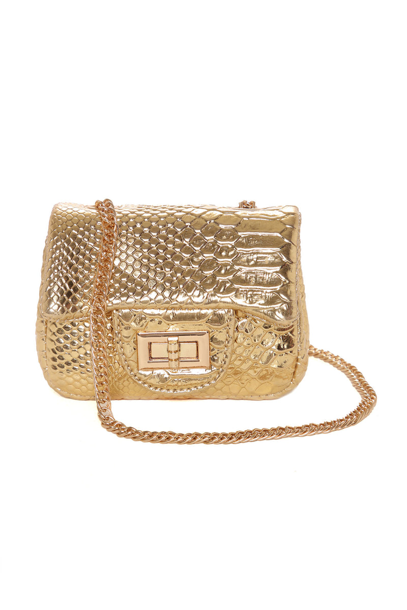 That's My Girl Mini Snake Bag - Gold | Fashion Nova, Handbags | Fashion ...