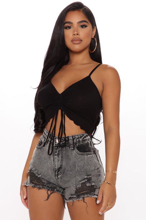 Cut front crop hoodie fashion nova sale