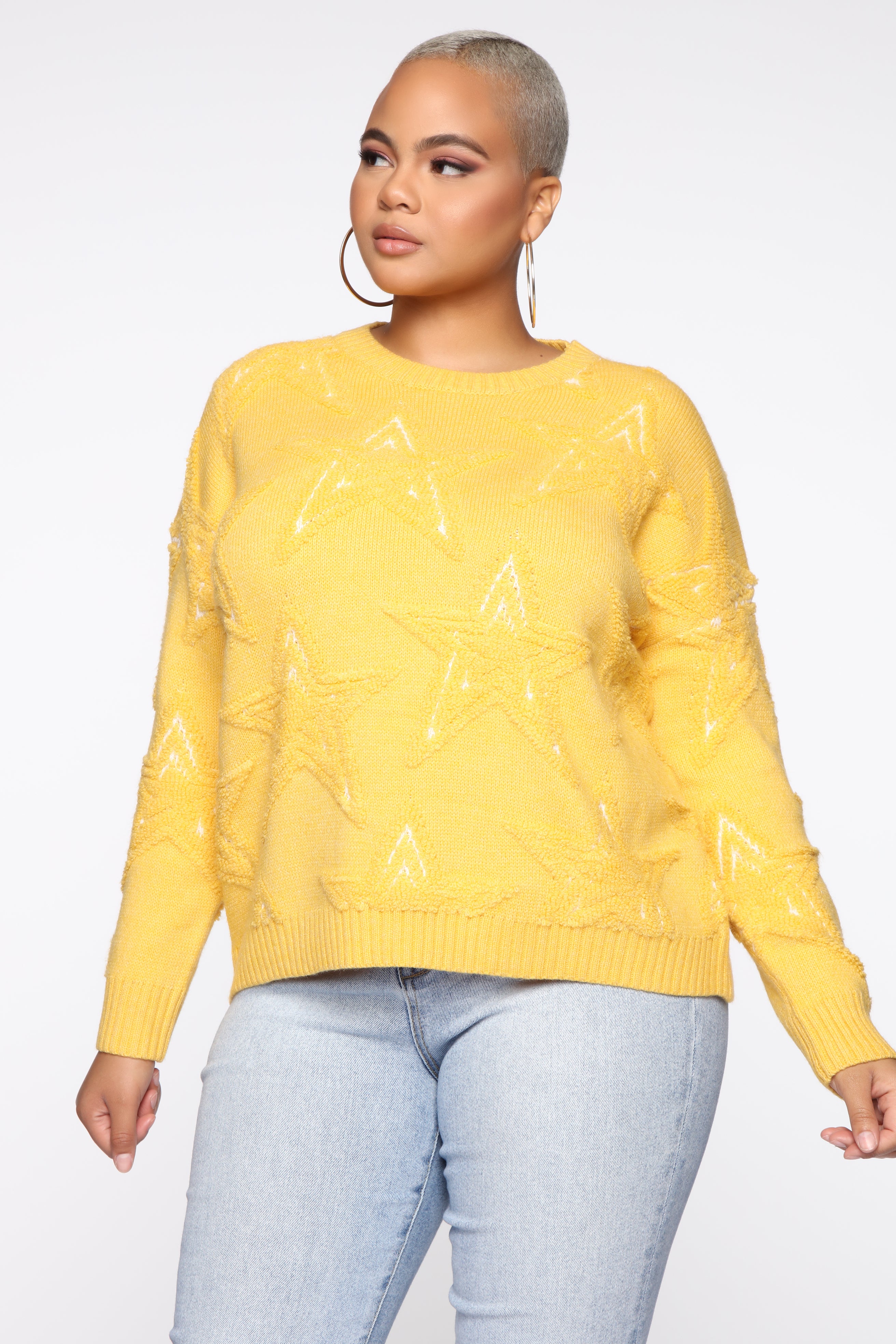 Fashion nova yellow sweater best sale