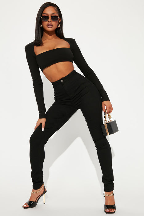 Super High Waist Denim Skinnies - Black | Fashion Nova, Jeans ...