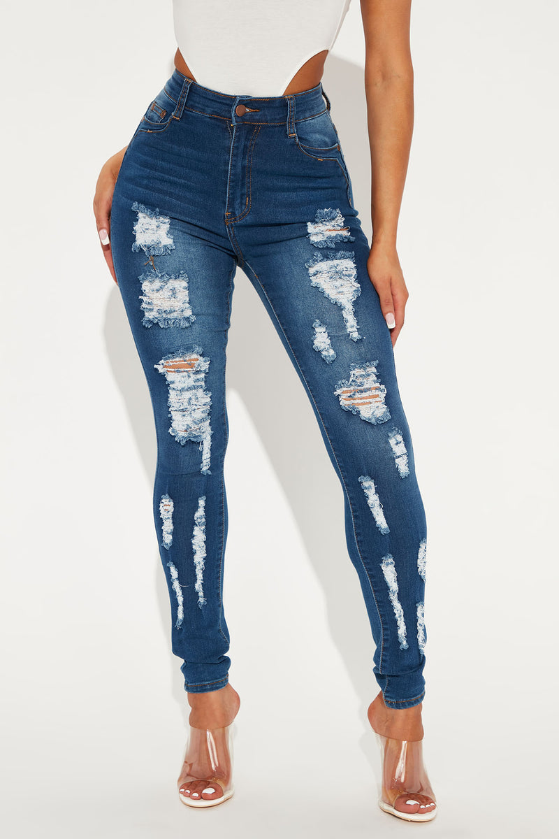Nanette High Rise Jeans - Medium Blue | Fashion Nova, Jeans | Fashion Nova