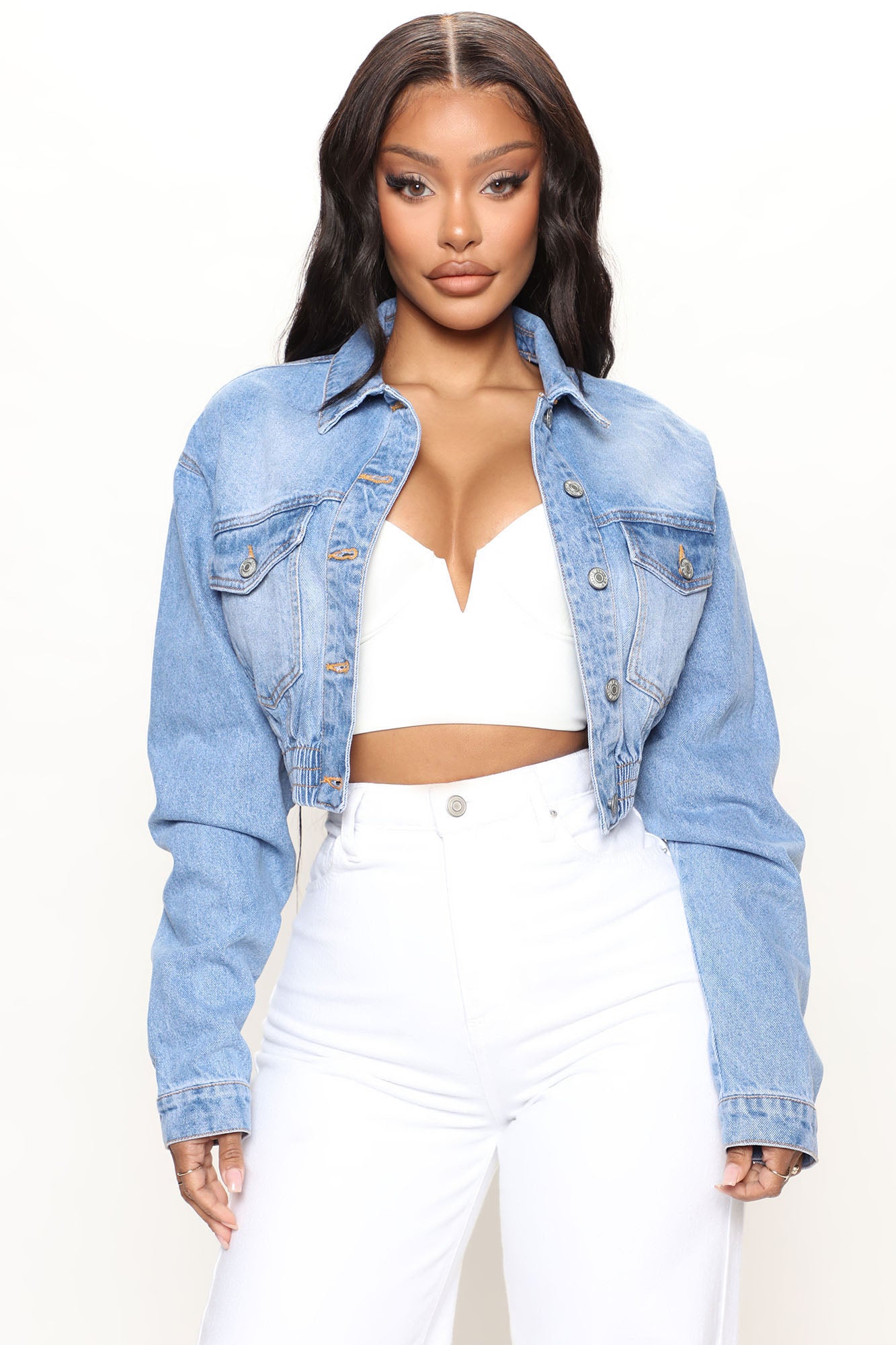 Fashion nova jeans jacket store