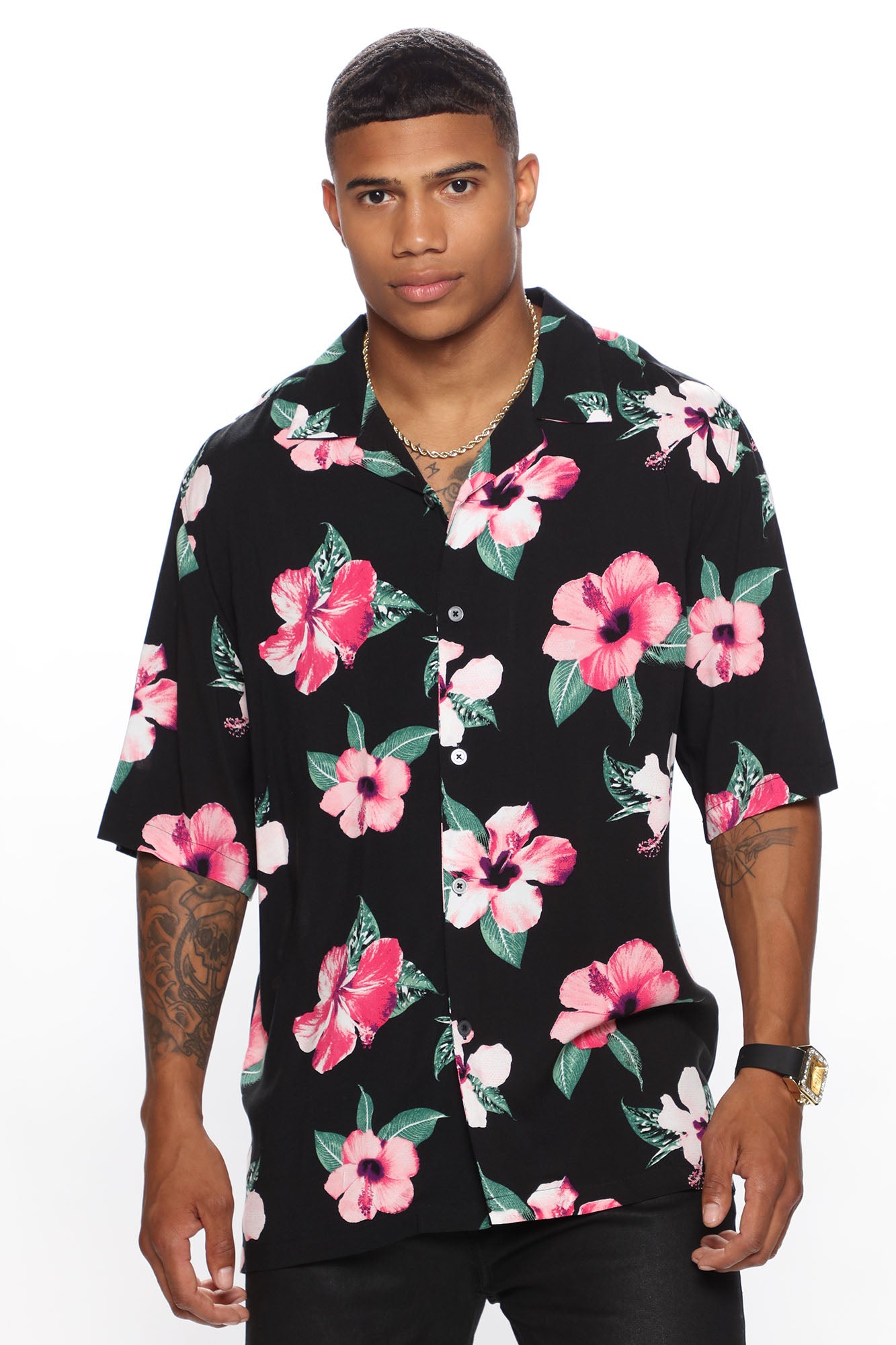 Hawaiian short sleeve hotsell button up