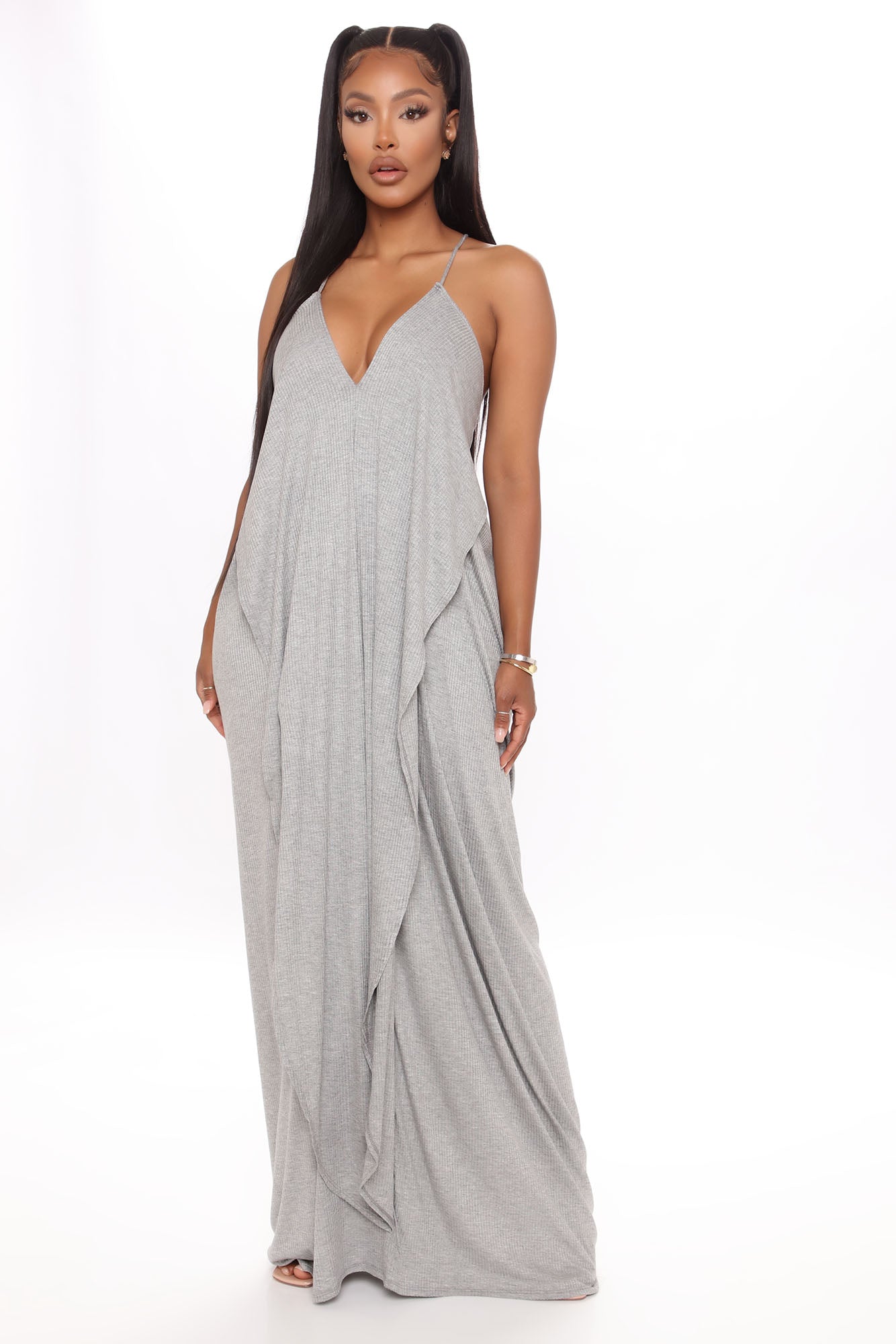 Fashion nova gray dress 2025