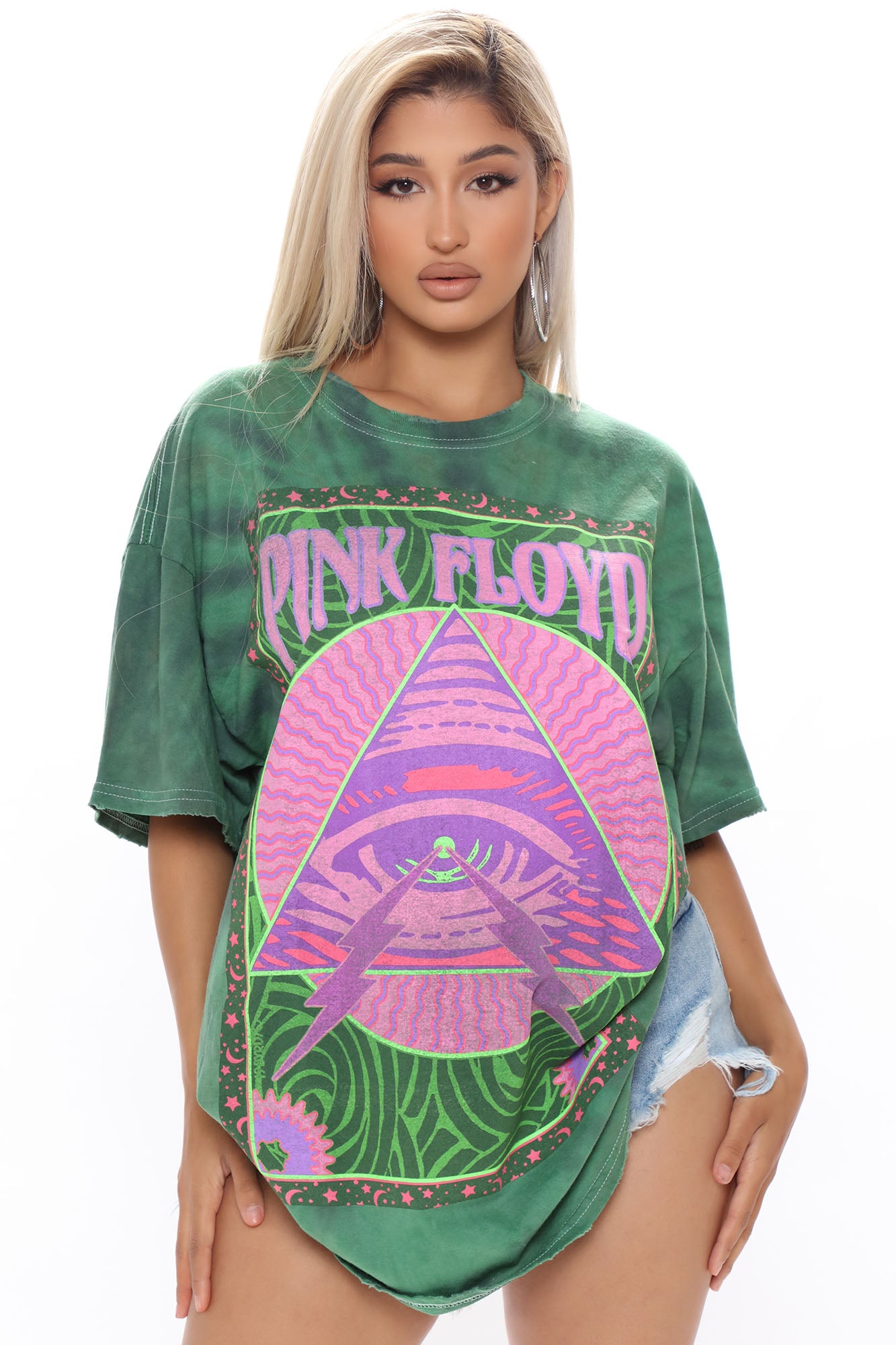 Pink floyd tie dye online shirt