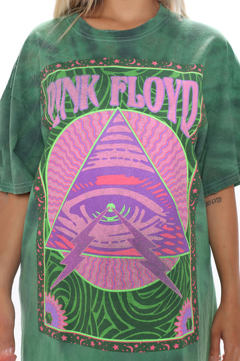 Pink and green t shirt best sale