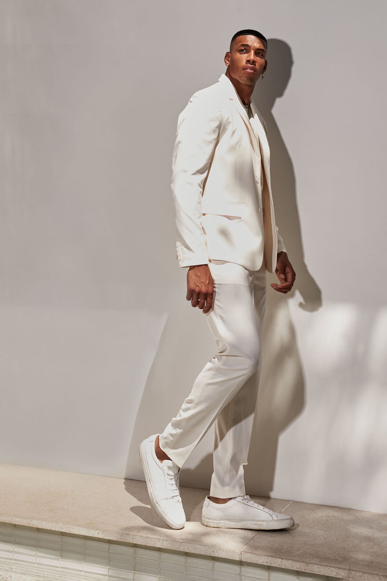 Fashion nova white pants top