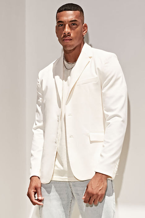The Modern Stretch Suit Jacket Off White Fashion Nova Mens