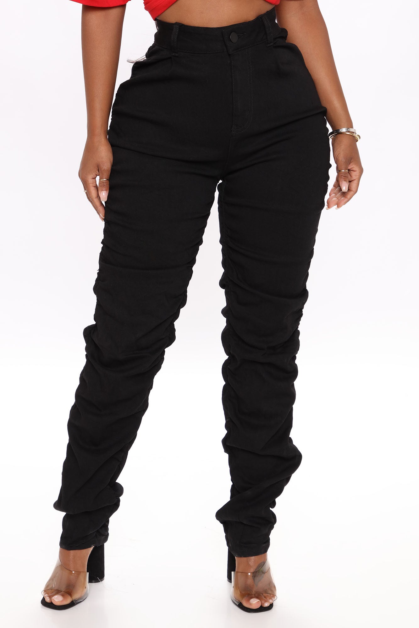 Fashion nova black jeans on sale