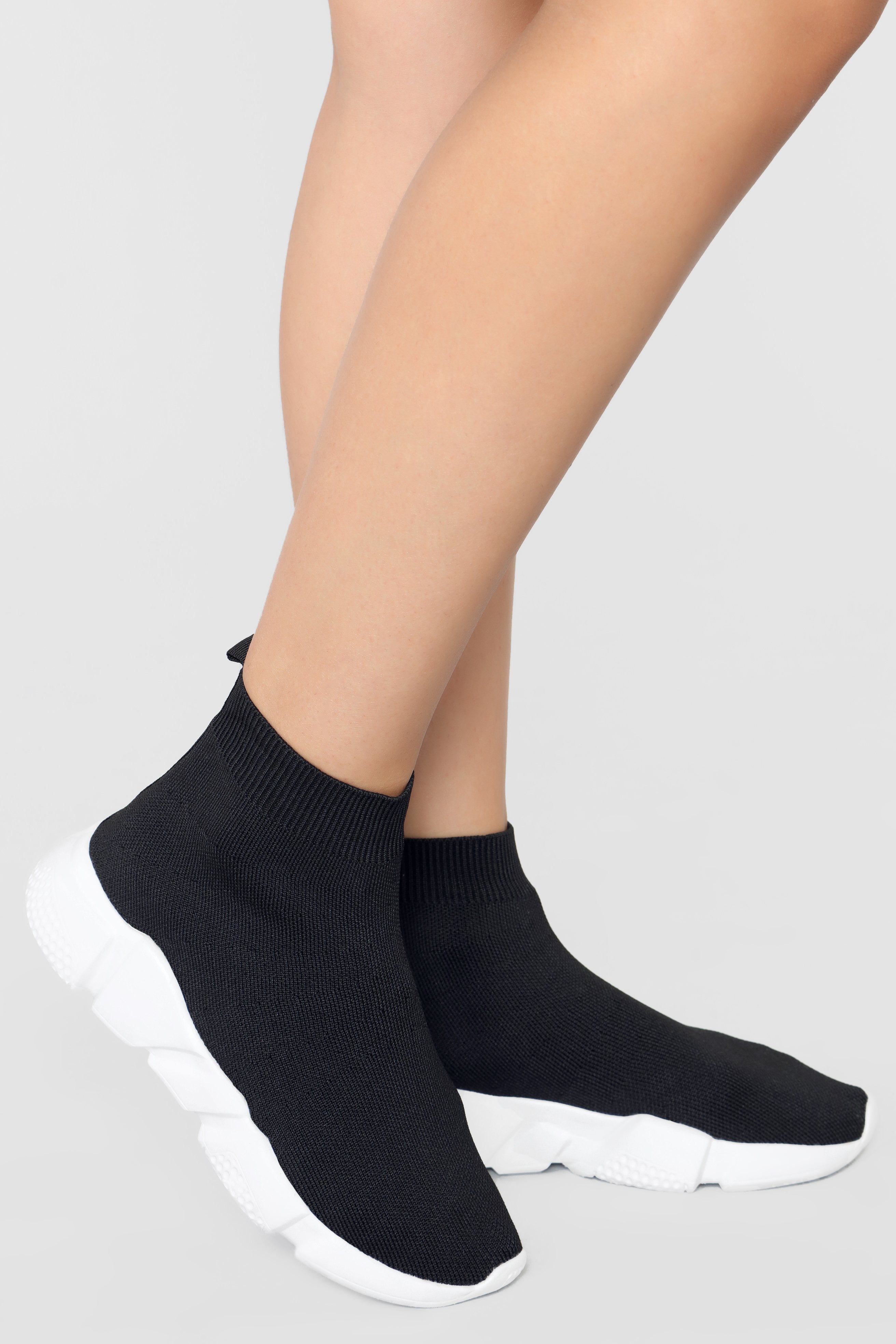 Balenciaga Black Speed Trainer Stretch lady Slip On Sock Sneakers Size 45  13 US  eBay