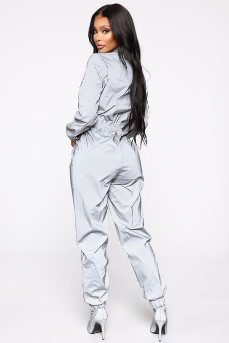 Reflective jumpsuit fashion sales nova