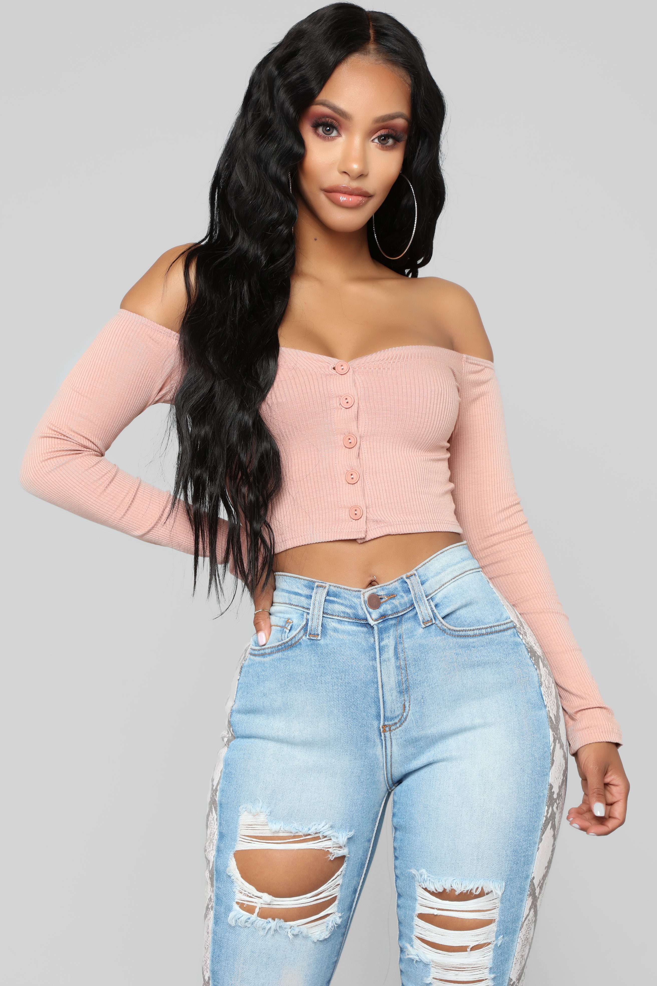 Off shoulder top fashion nova sales