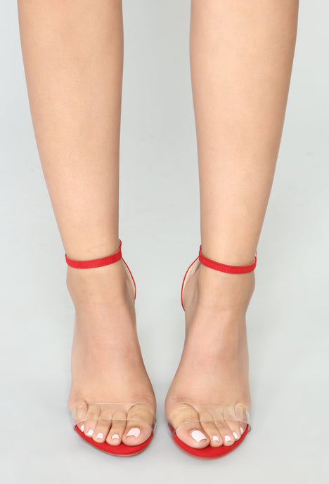 Fashion nova red store shoes