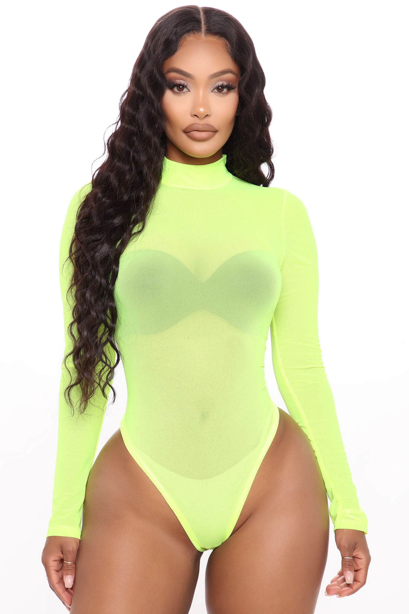 Neon mesh bodysuit store