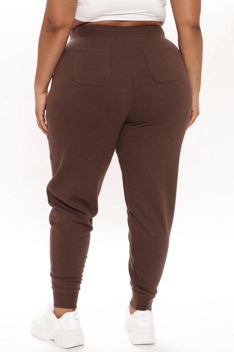 Relaxed Vibe Joggers - Chocolate