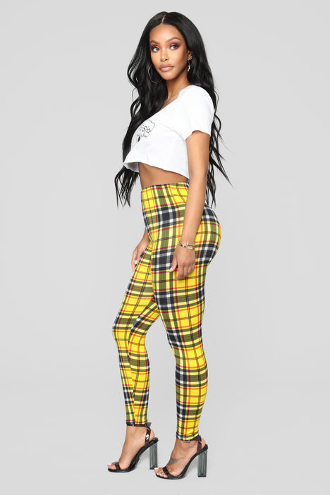 As if shop plaid leggings
