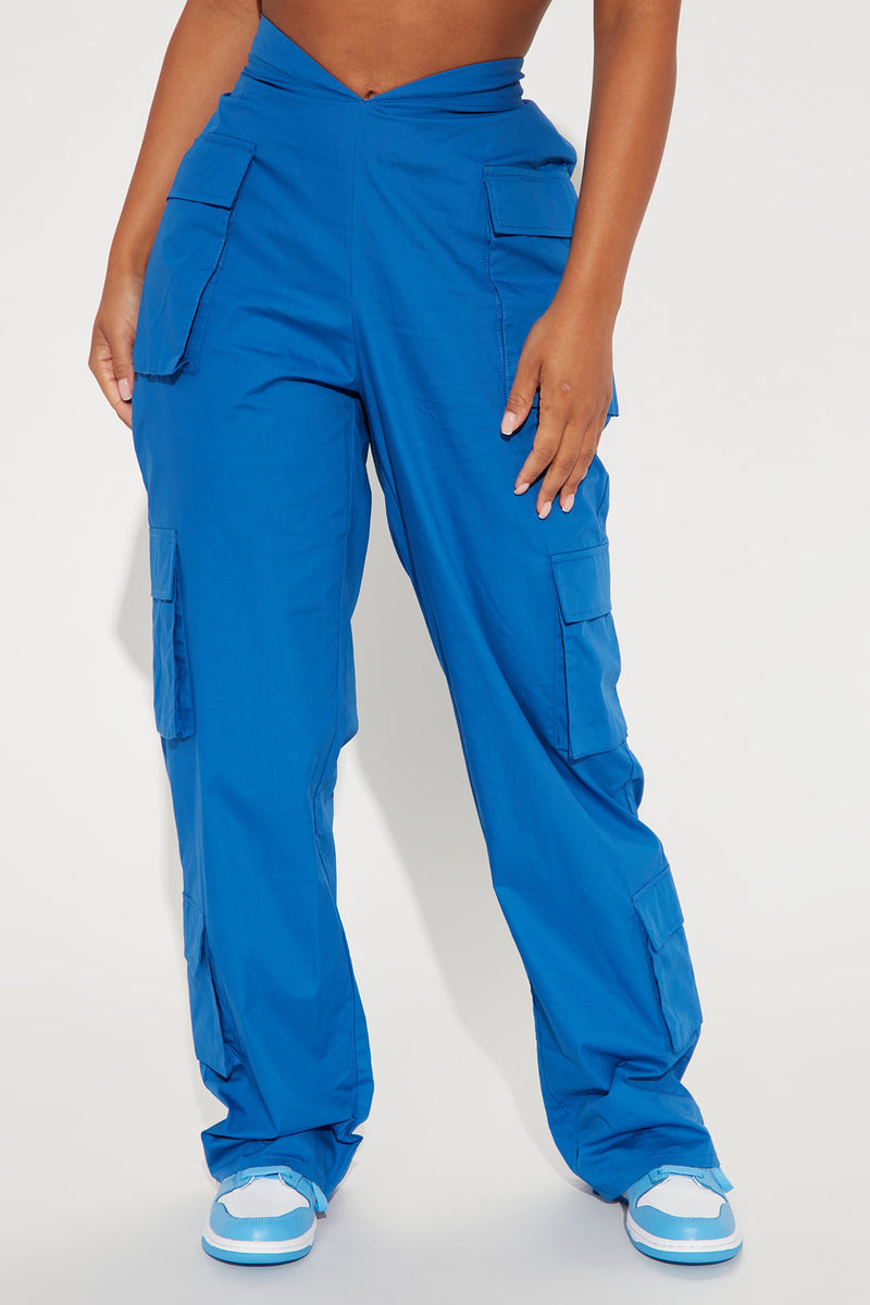 Main Character Cargo Parachute Pants - Blue | Fashion Nova, Pants ...