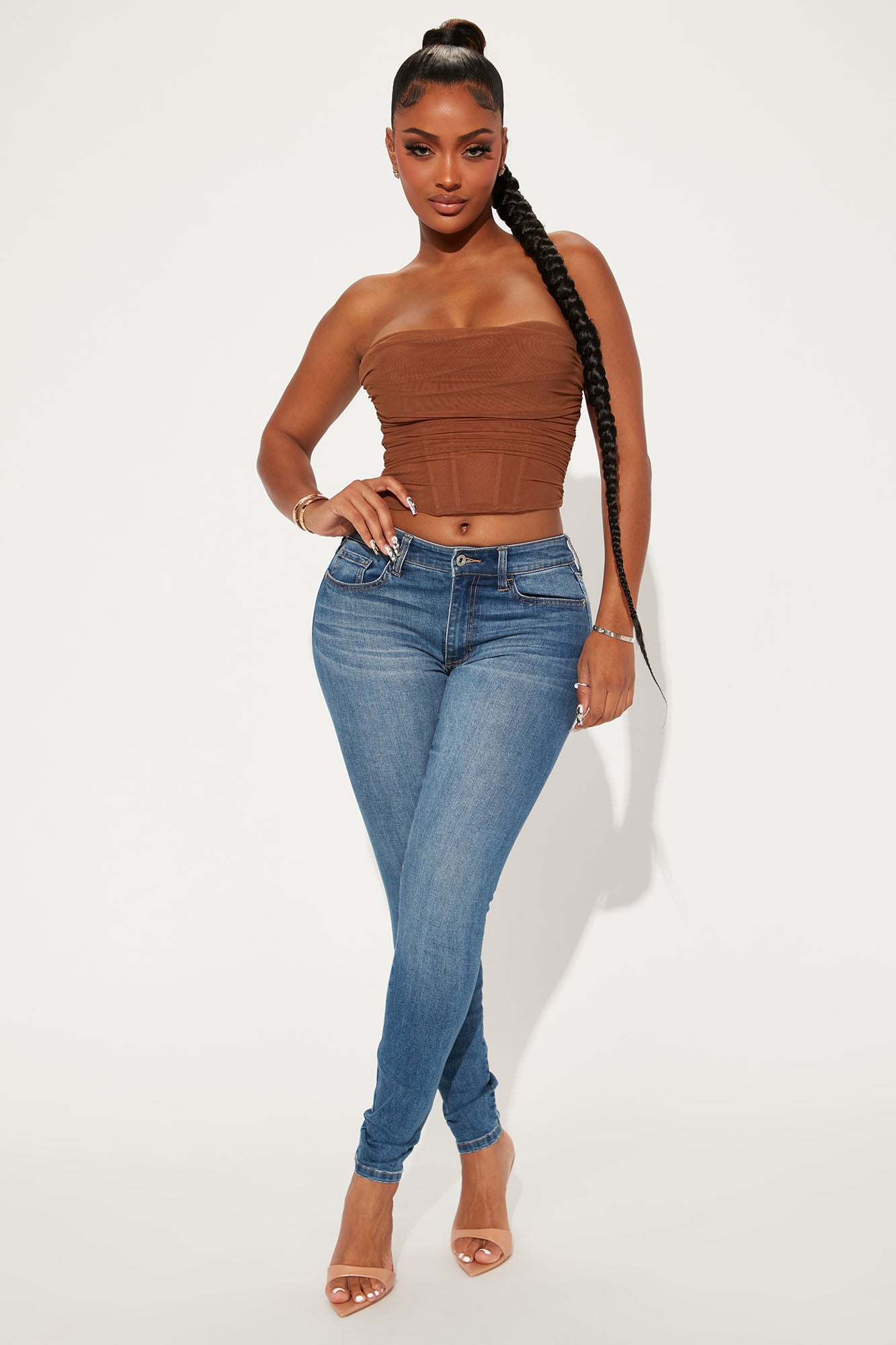 Curvy girl clearance skinny jeans