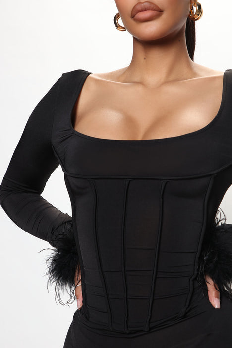 Black going shop out romper