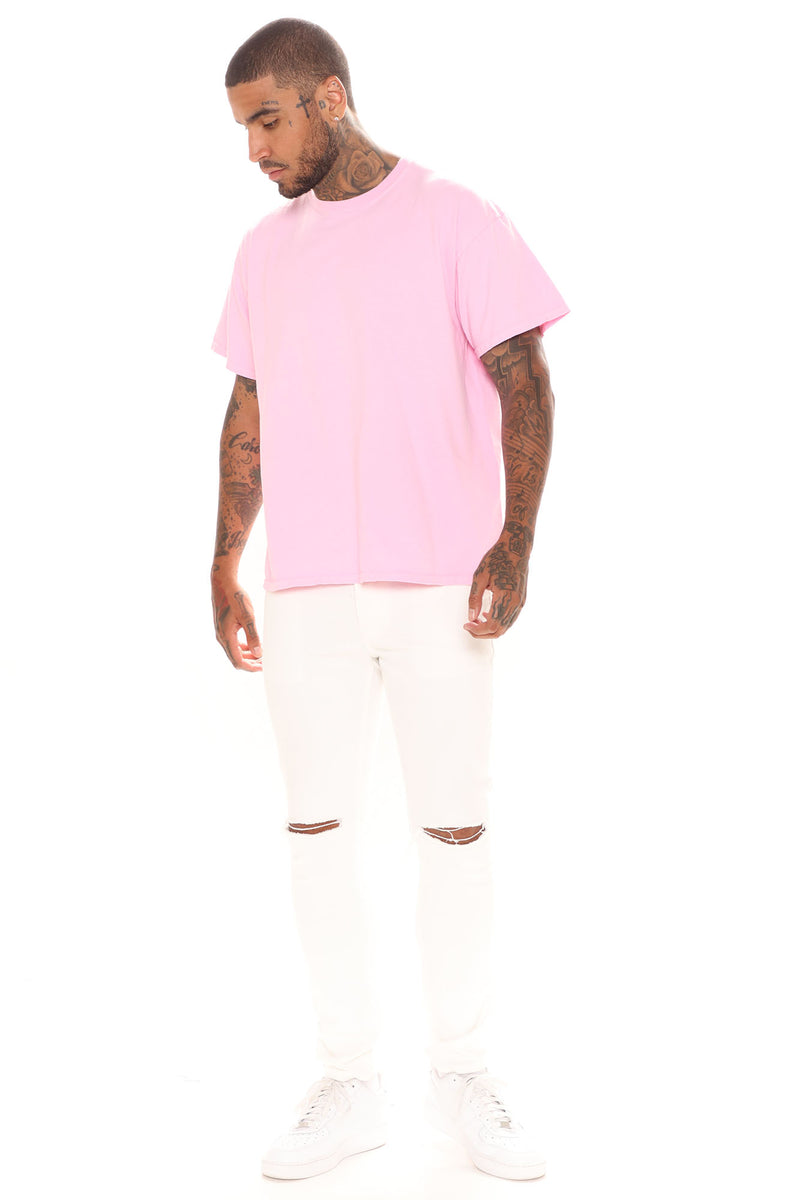 Craft Relaxed Short Sleeve Tee - Pink | Fashion Nova, Mens Tees & Tanks ...