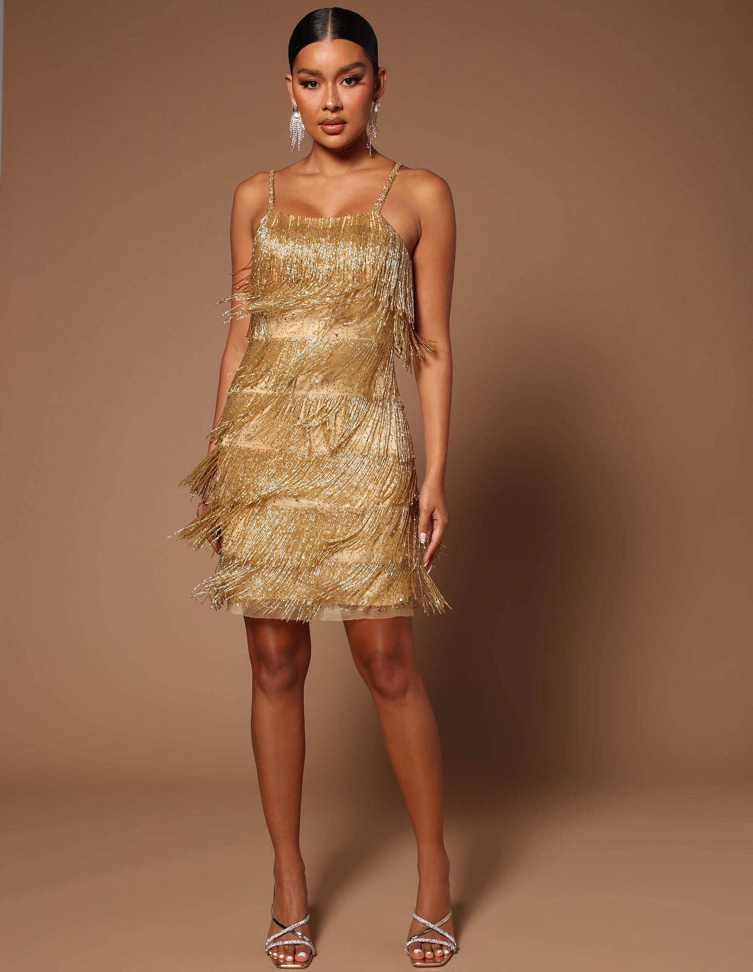 Gold dress fashion nova top