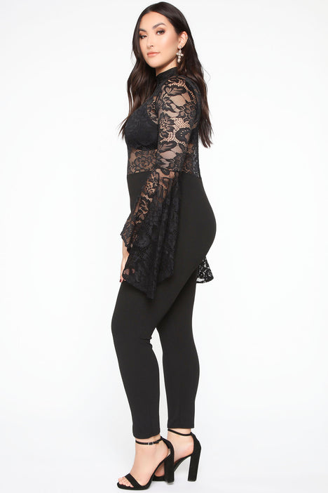 Fame monster shop lace jumpsuit