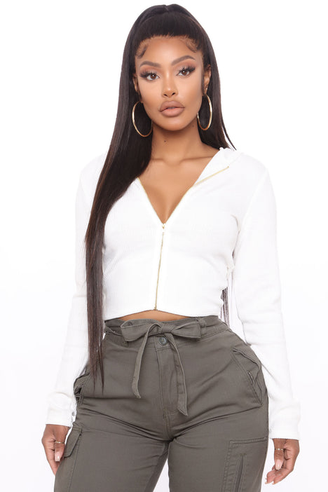 Fashion nova clearance cropped hoodie