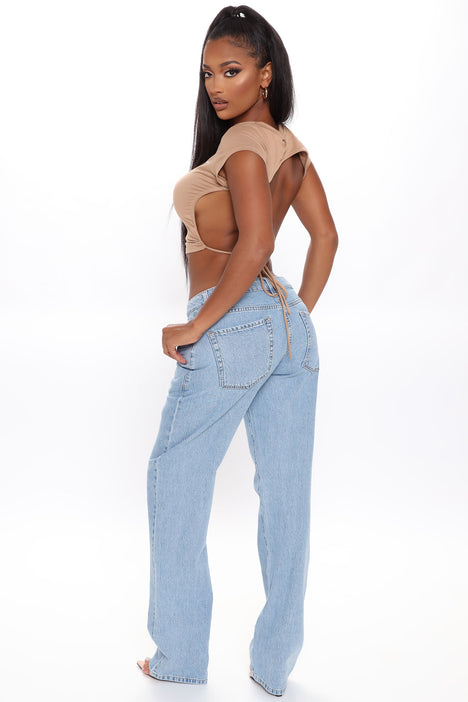 Fashion nova low rise hot sale jeans
