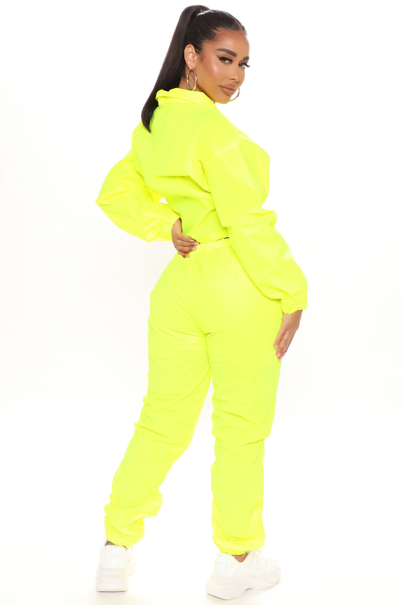 On A Break Reflective Jogger Set - Neon Yellow | Fashion Nova, Matching ...