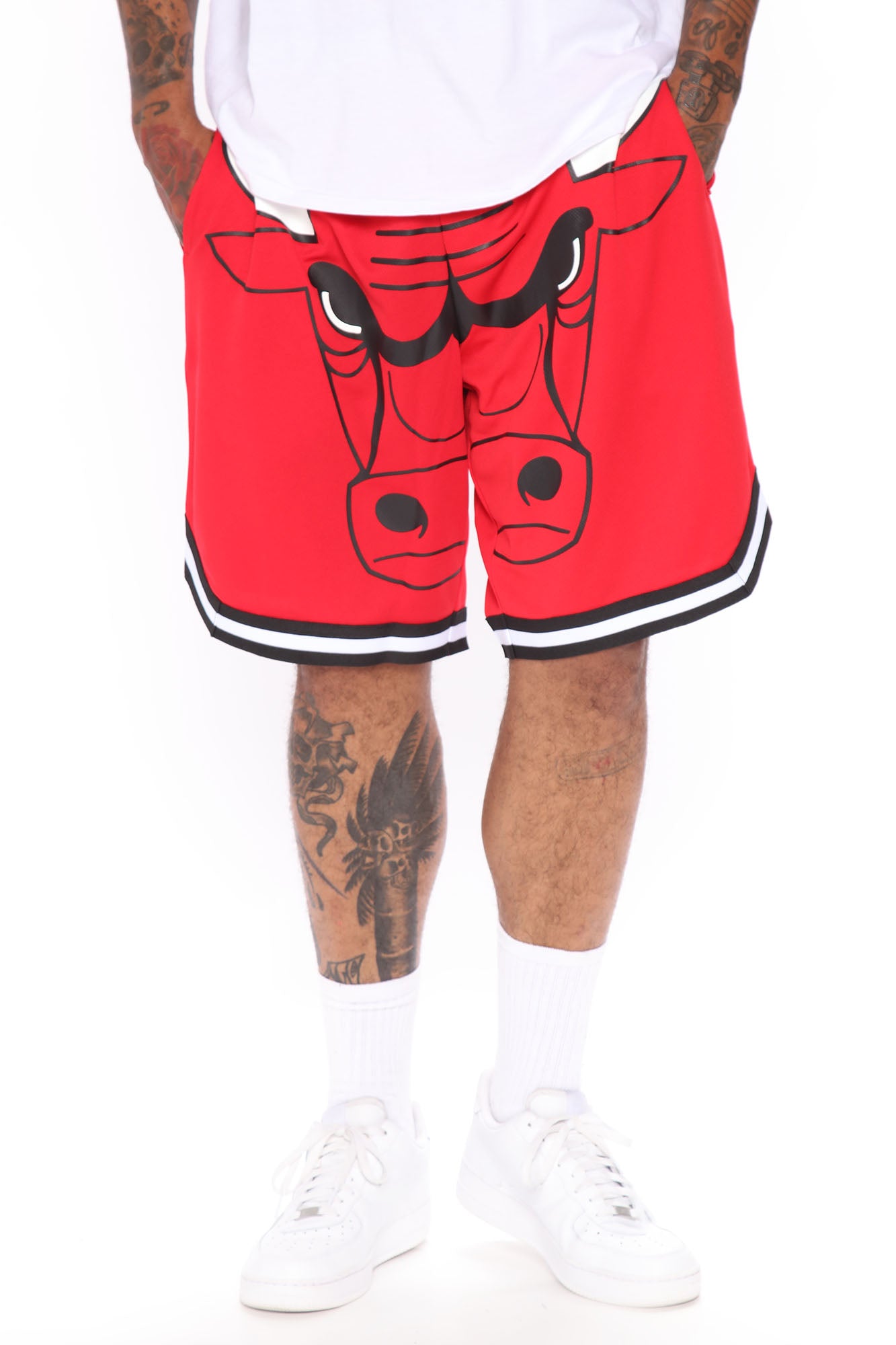 Mitchell & Ness Big Face 2.0 Shorts Chicago Bulls Red L / Red