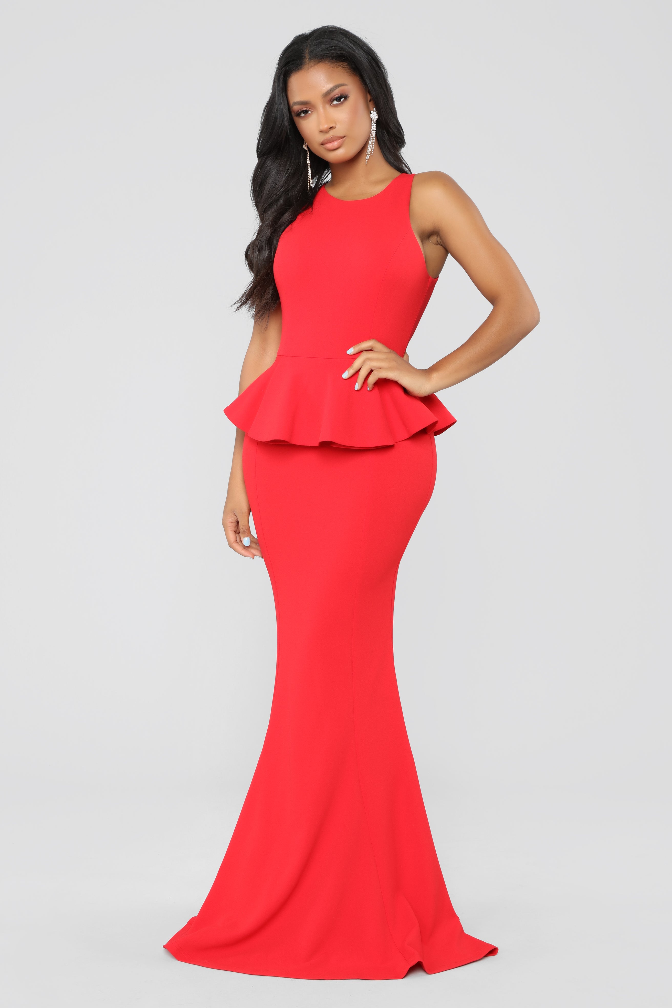 Fashion nova peplum new arrivals dress