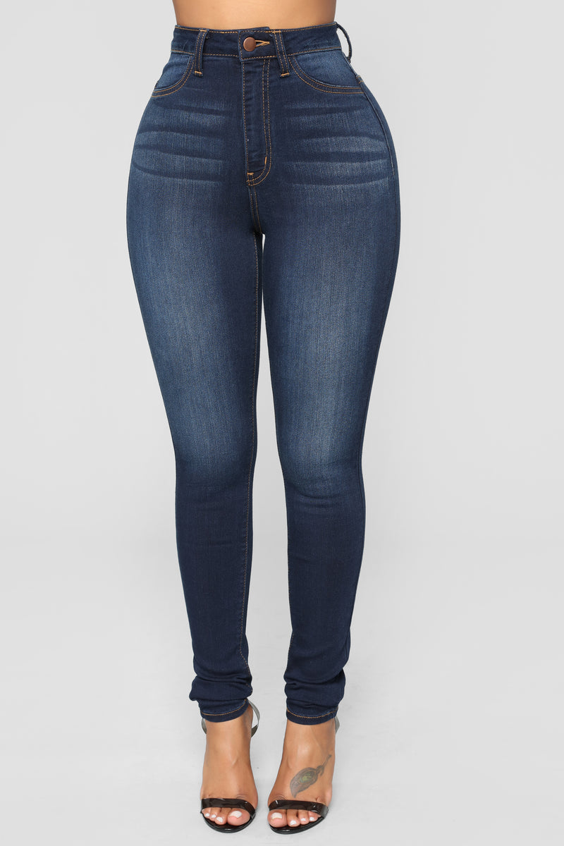 Keep It On The Down Low Skinny Jeans - Dark Denim | Fashion Nova, Jeans ...