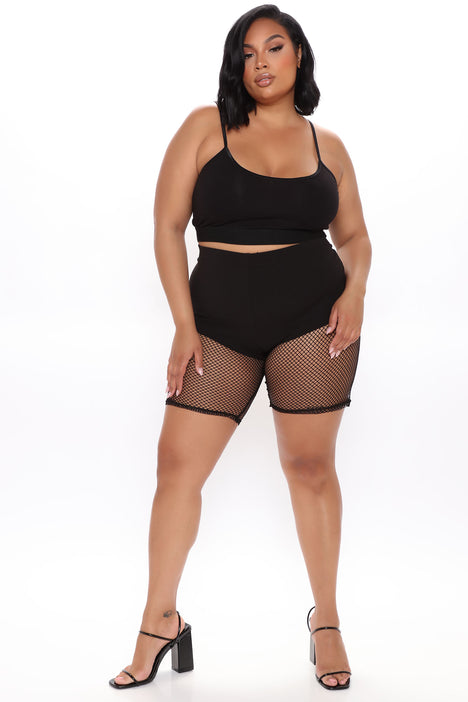 Net cheap biker shorts