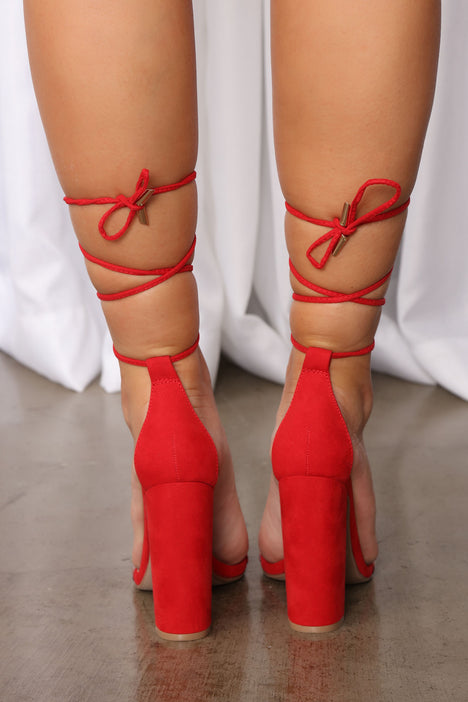 Fashion nova deals red heels
