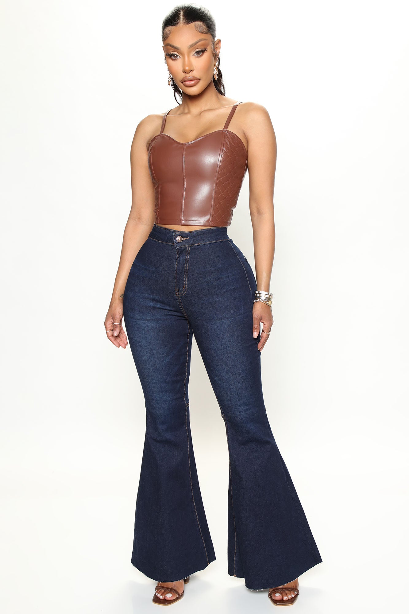 Hold Up Extreme Flare Jeans Dark Wash Fashion Nova Jeans