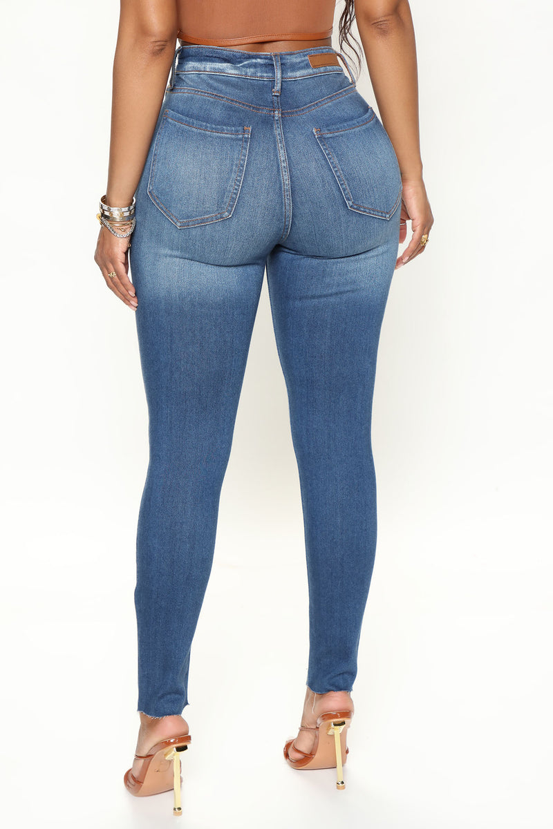 Hayden Hyper Stretch Skinny Jeans - Medium Wash | Fashion Nova, Jeans ...
