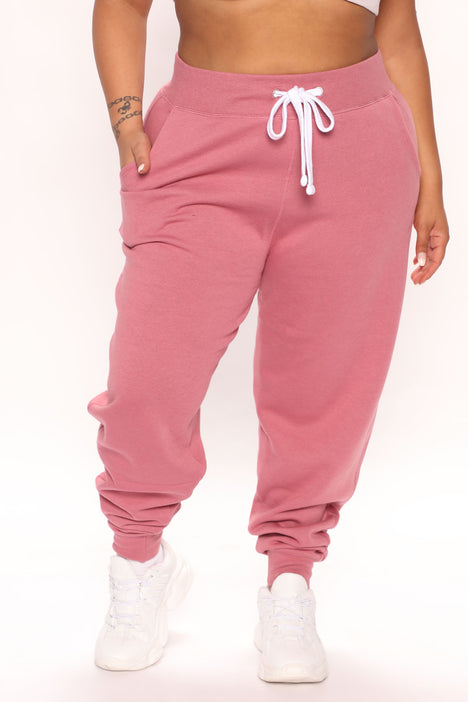 Relaxed Vibe Joggers - Pink