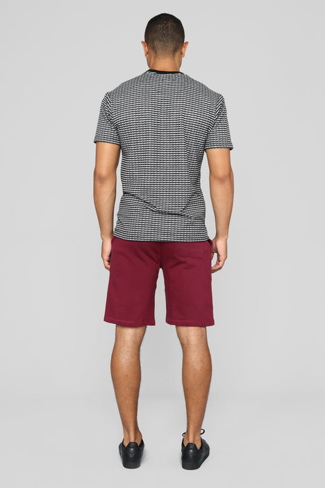 Maroon khaki shorts hotsell