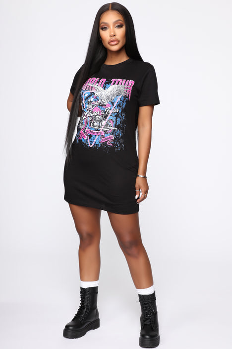 T shirt dress fashion nova top
