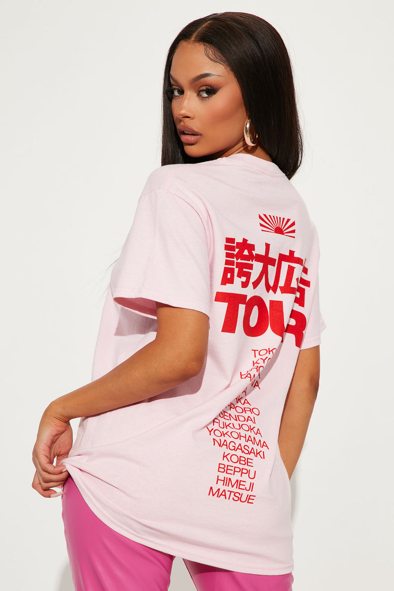 World Tour Short Sleeve T-Shirt - Pink | Fashion Nova, Screens Tops and ...