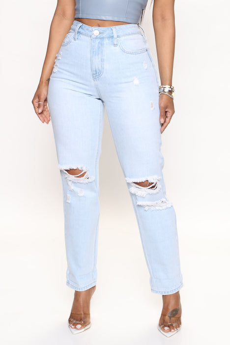 Fashion nova mom jeans clearance
