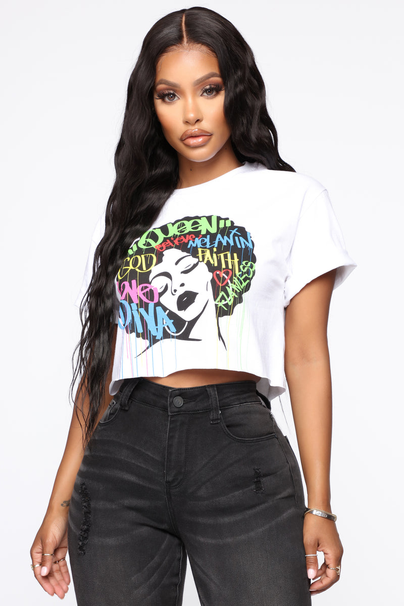 In My Head Crop Top - White | Fashion Nova, Screens Tops and Bottoms ...