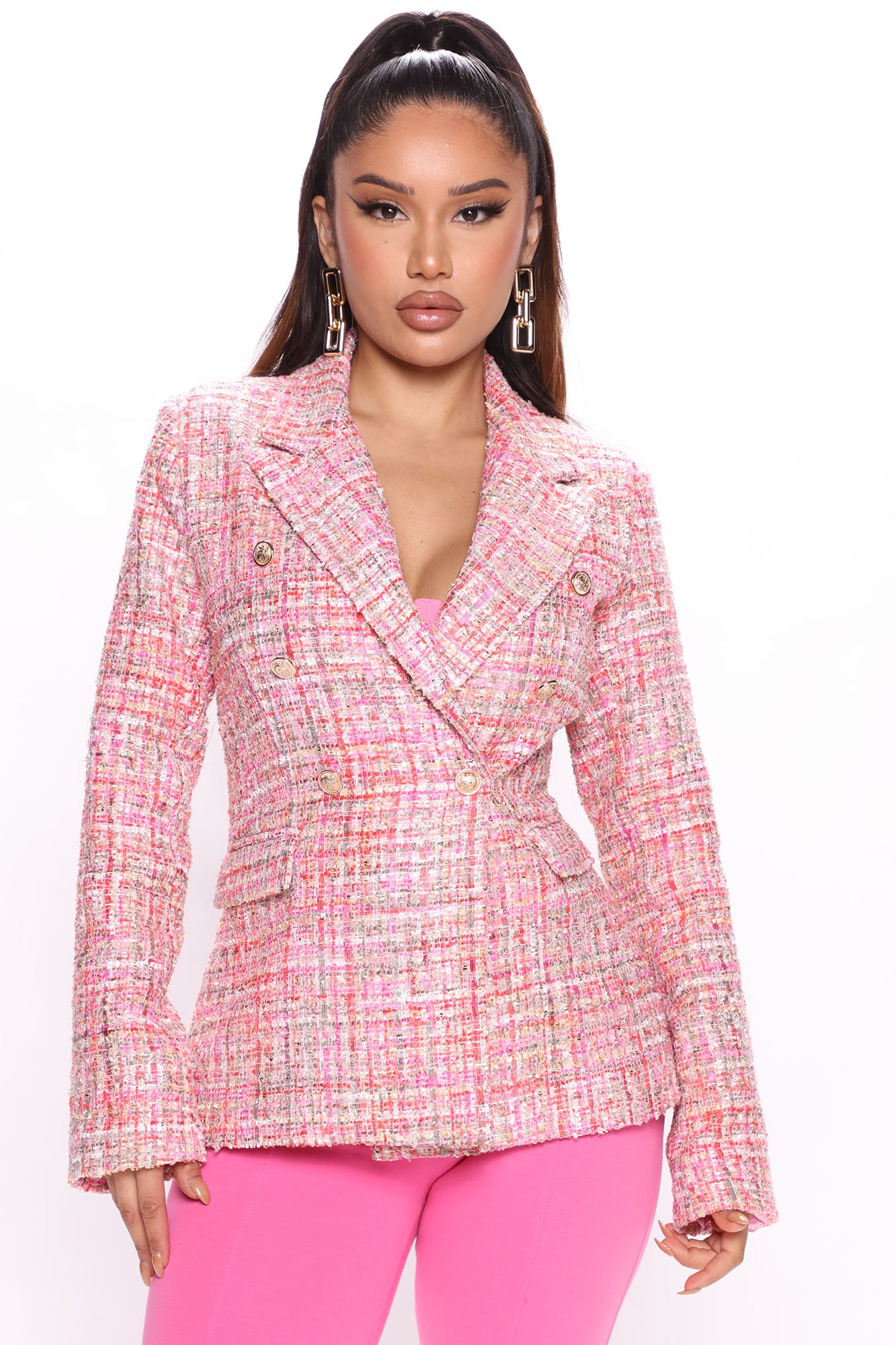 Fashion nova outlet pink blazer