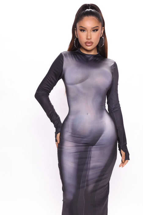 Fashion nova exhibit a dress top