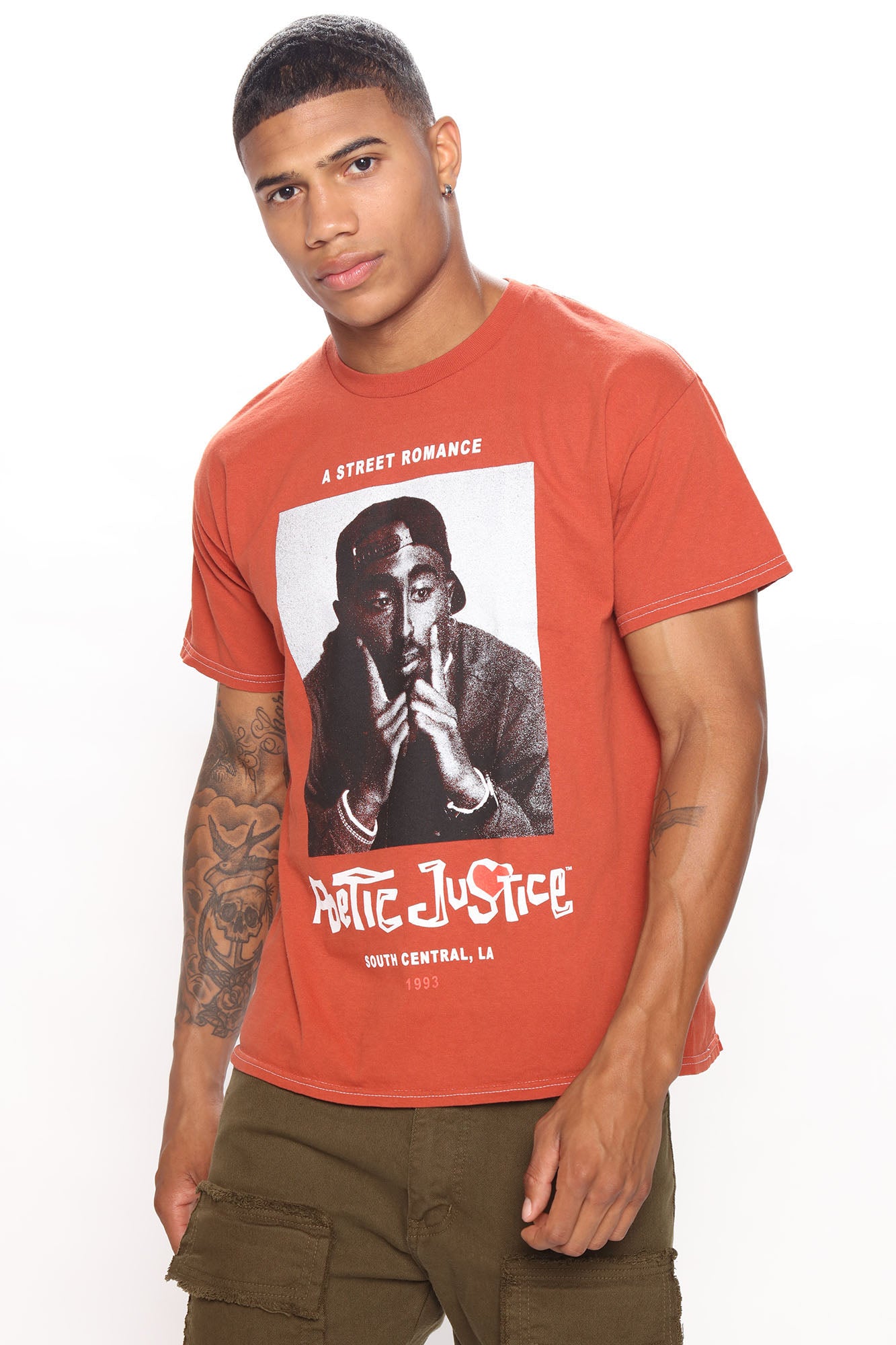 Poetic Justic/Tupac Red T-Shirt $230 Available in S/M/L/XL/XXL
