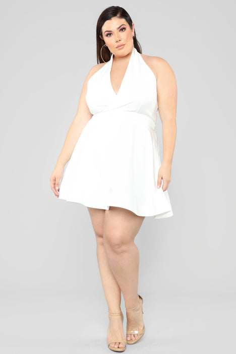 White skater hot sale dress size 18