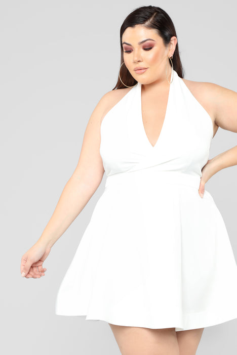 White skater dress hotsell size 18